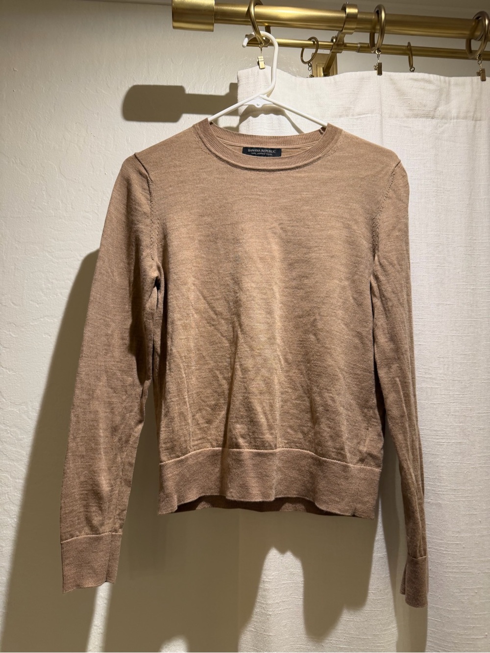 Banana Republic Wool Sweater (Light Brown) (Women’s Small)